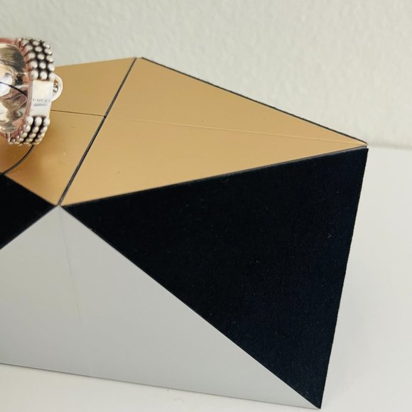 Gucci Silver New Anger Forest Wolf Head Ring - Picture 9 of 9